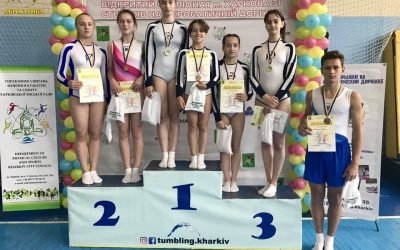 Открытый чемпионат города Харькова по прыжкам на акробатической дорожке