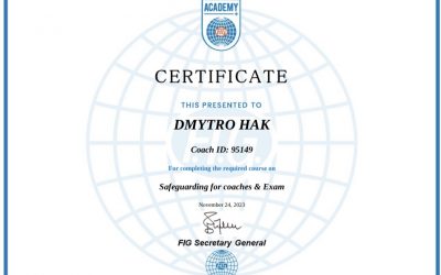 Сертифікація для тренерів FIG